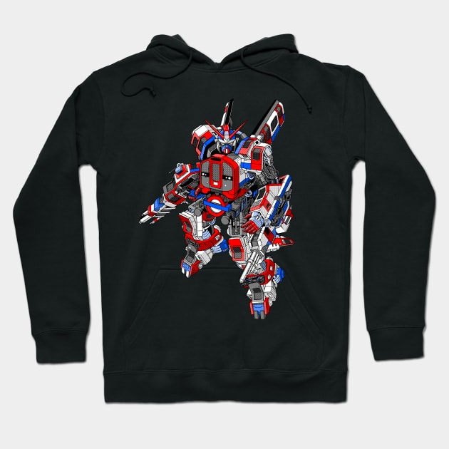 London Gundam Tube Hoodie by Oddhouse